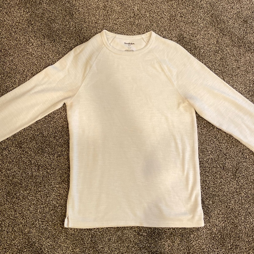 Goodfellow white waffle knit long sleeve.